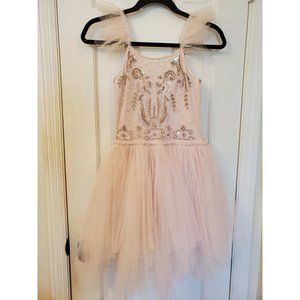 Ooh! La, La! Couture blush tulle embroidered dress